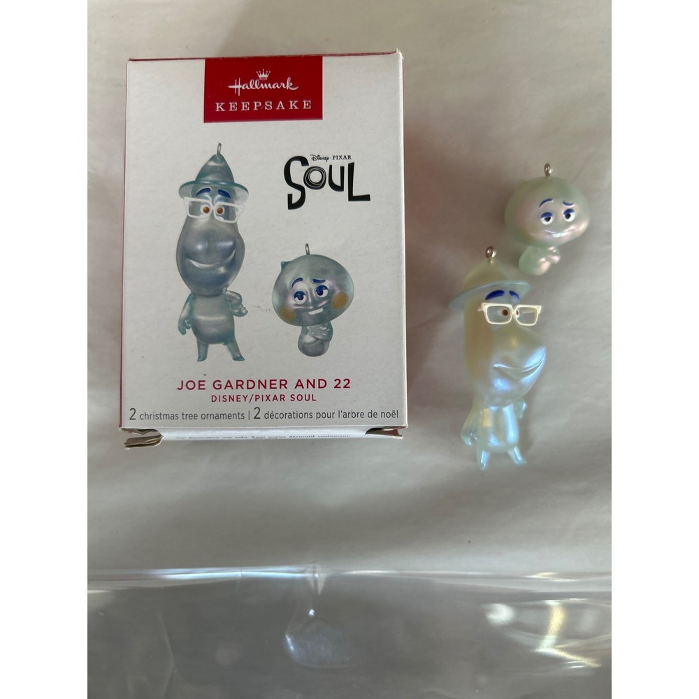 Hallmark Keepsake Disney Pixar Soul‎ Joe Gardner and 22 Christmas Tree Ornaments